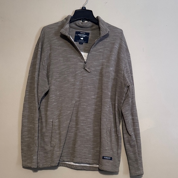 Southern Marsh Other - Men’s Southern Marsh Heathered Gray Quarter-Zip Pullover